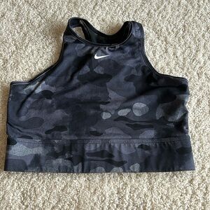 Black camo Nike sports bra
